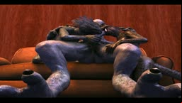 Two Sexy ARGONIANS female and an ELITE (scene 48 and 50 mix)