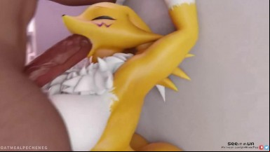 Renamon against the Wall